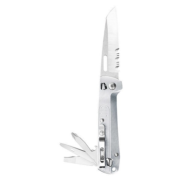 Leatherman Folding Knife, 8 Functions, Fold Open 832653 Zoro