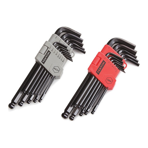 Tekton 26 Piece Metric/SAE LShape Hex Key Set, 25282 25282 Zoro
