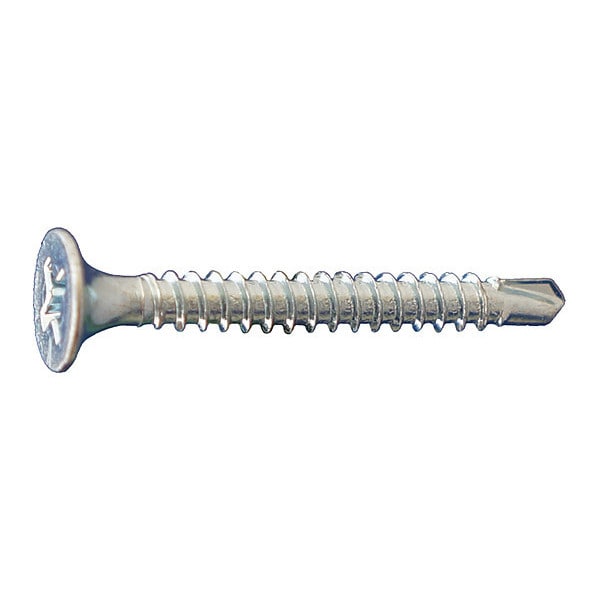 Daggerz Self-Drilling Screw, #8 x 2-5/8 in, Zinc Plated