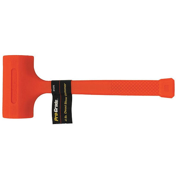 PROGRADE Dead Blow Hammer,4 lb. (61375) Zoro