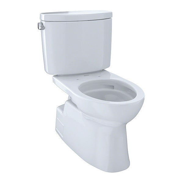 Toto Toilet, 1.28 gpf, Tornado Flush, Floor Mount, Elongated