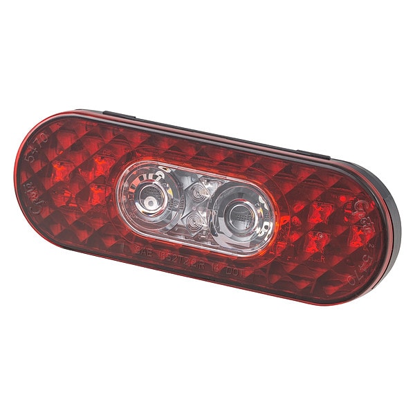 Grote BackUp Light, LED, Red/Clear 54702 Zoro