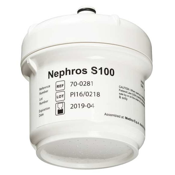 Nephros Inline Water Filter, 3" H, Compliance: FDA Cleared 70-0281