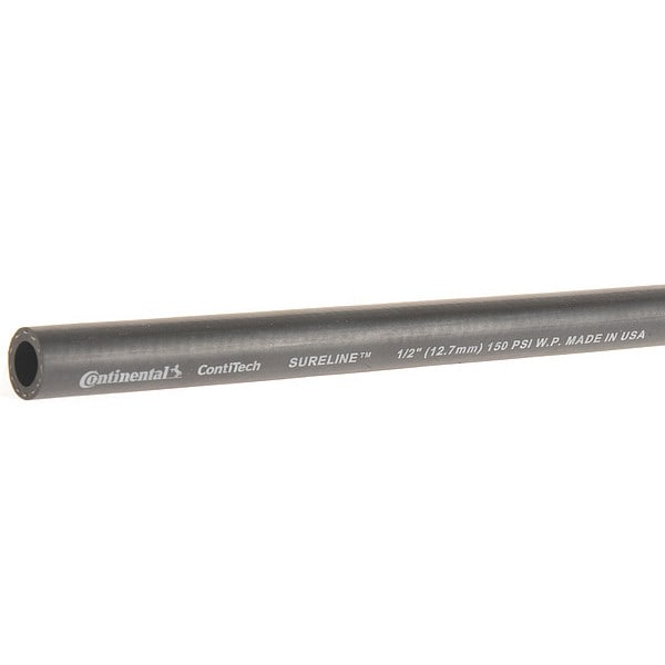 Continental Garden Hose, 1/2" ID x 75 ft., Black, Safety Factor 41