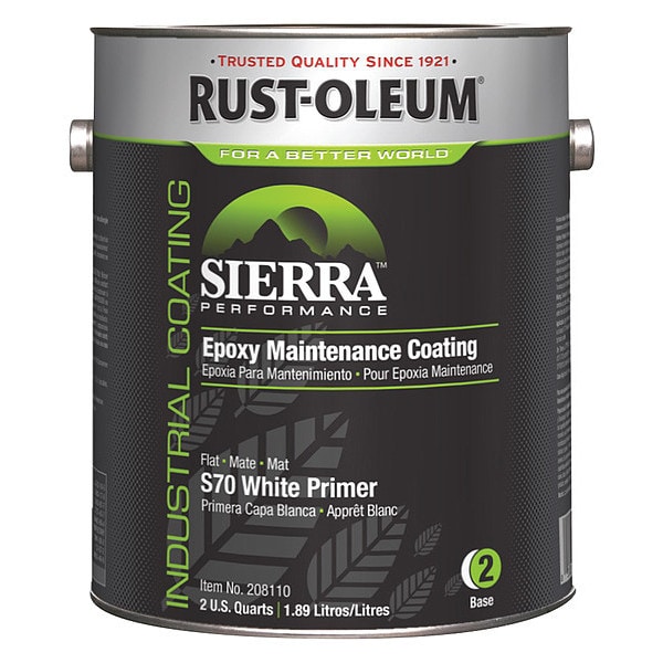 RustOleum 208110 60.86 Epoxy Metal Primer, S70, White, 1