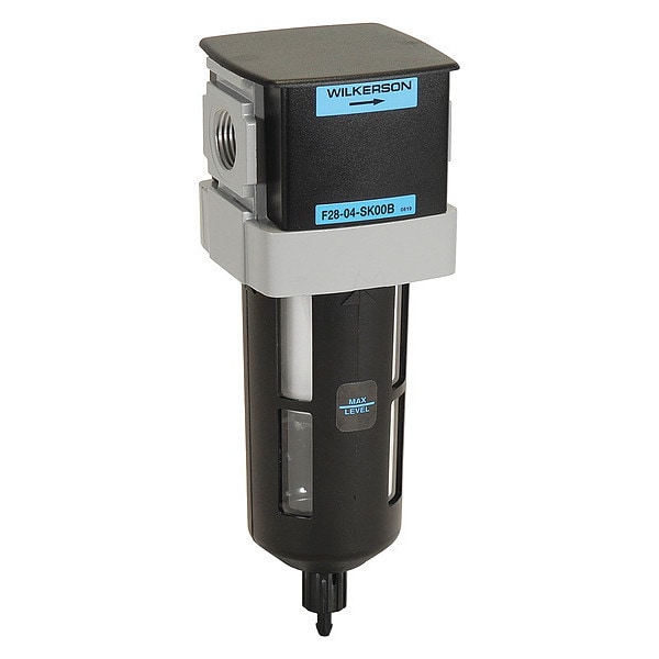 Wilkerson Compressed Air Filter, 5 micron Rating F2804SK00B Zoro