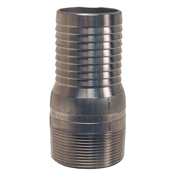Dixon Barbed Hose Fitting, Hose ID 4", BSPT RST40A Zoro