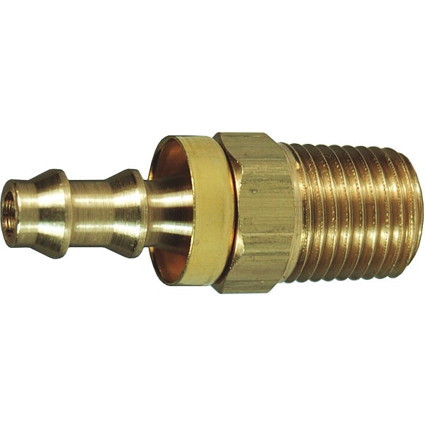 Dixon Barbed Hose Fitting, Hose ID 3/8", NPTF 2720606CBC Zoro