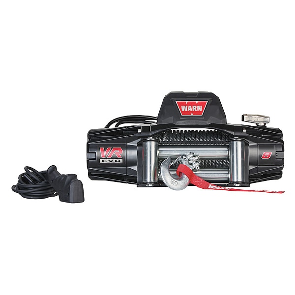 Warn Electric Winch, 12VDC, 8000 lb. Load Cap. 103250 Zoro