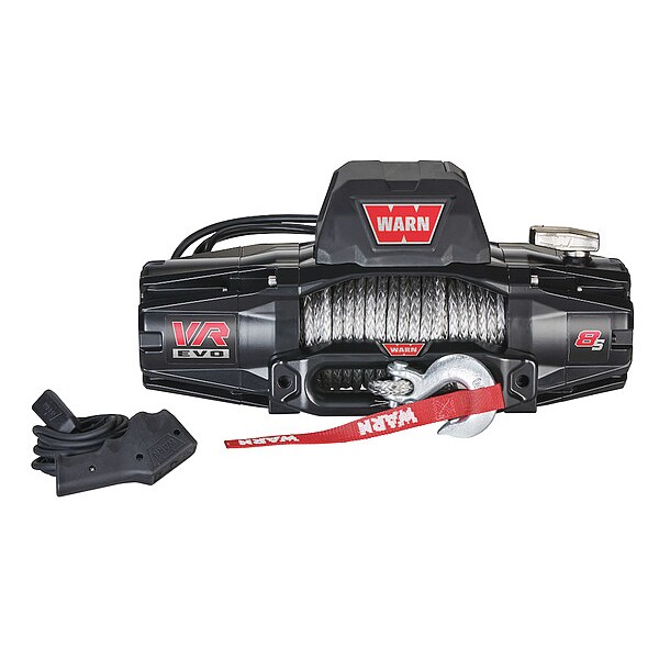 Warn Electric Winch, 12VDC, 8000 lb. Load Cap., Motor HP 4.9 103251 Zoro