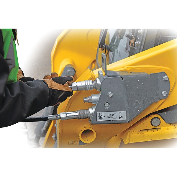 Fisher Quick Coupler Kit, Steel, Black, 1" L, 8" H 57893 Zoro