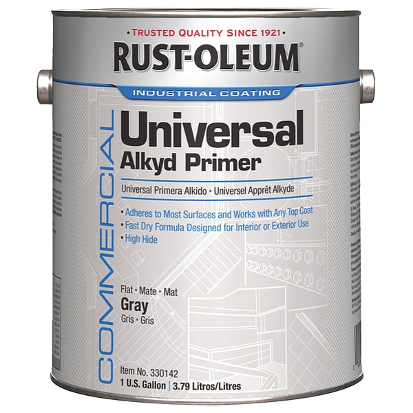 RustOleum Alkyd Primer, Gray, 1 gal. 330142 Zoro