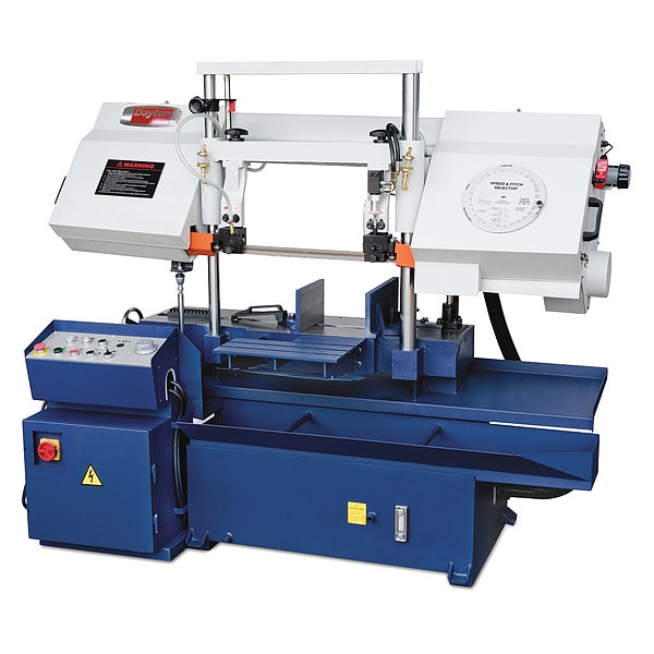 Dayton Horizontal Band Saw, 3 Phase, 1411 lb. 55MJ85 Zoro