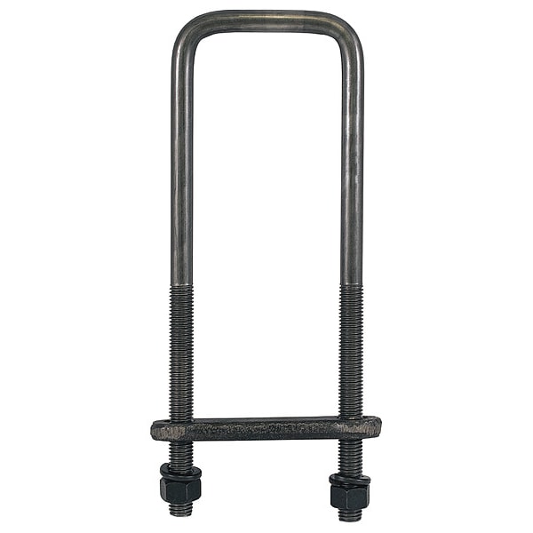 Buyers Products Square Bend UBolt Kit, Steel, 18" L UB623518 Zoro