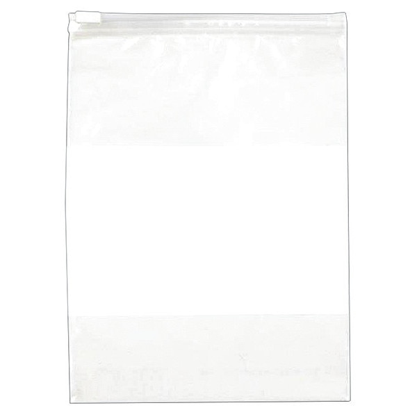 Zoro Select 9" x 12" Reclosable Poly Bags, 2.75 mil, Clear, PK 250 55NK51