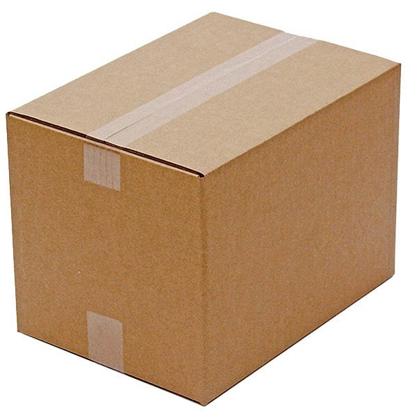 Zoro Select Shipping Carton, 24in L x 12in W x 12in D 49J997