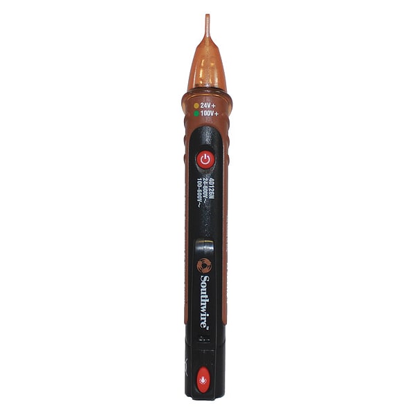 Southwire NonContact Voltage Detector, 100 to 600V AC, 24 to 600V AC