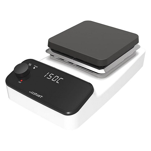 Stuart 0480626 508.23 Hot Plate, Digital, Aluminum, Square, 120V