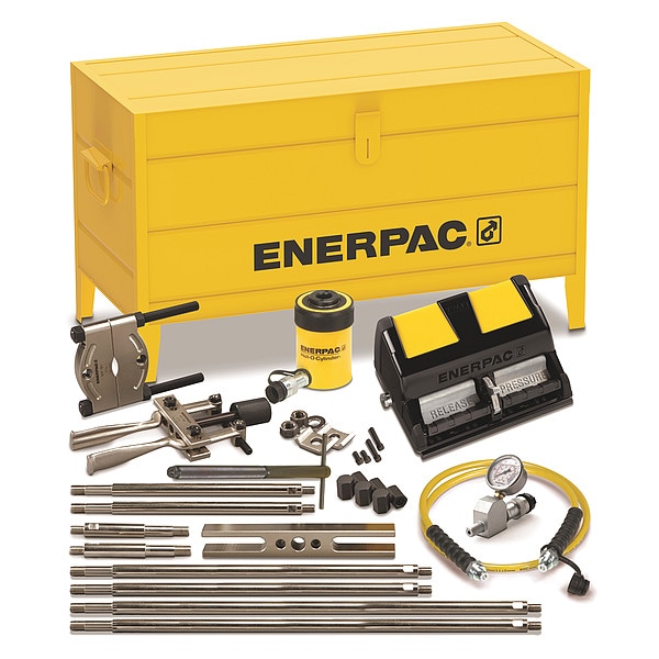 Enerpac BHP261GA, 12 Ton, Hydraulic Cross Bearing Puller Set with Air