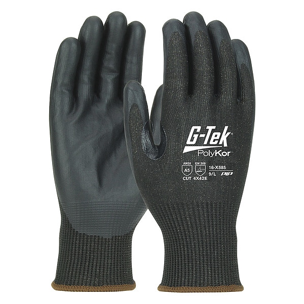 Pip Cut-Resistant Gloves, L, 9" L, PR, PK12 16-X585/L