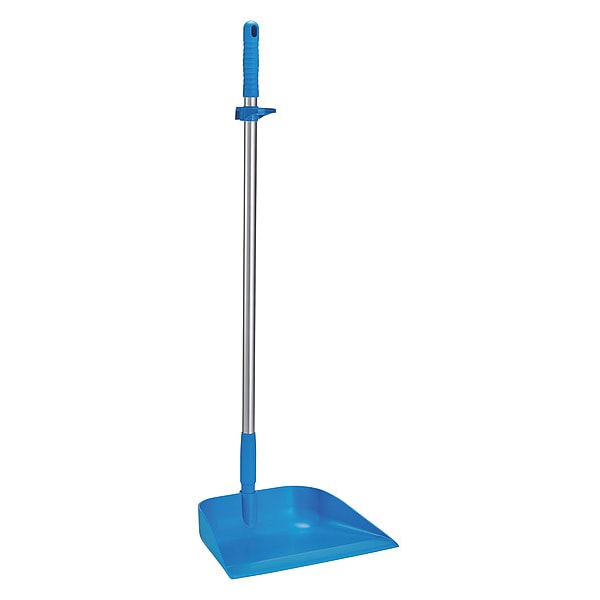 Vikan 56623 33.23 Hand Held Dust Pan, Plastic, Blue, 13" W