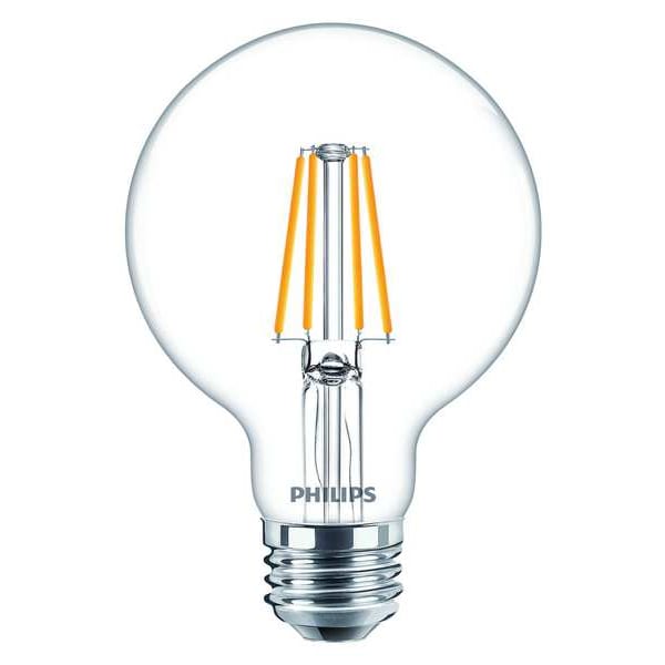 Signify LED, 3.8 W, G25, Medium Screw (E26) 3.8G25/PER/927-922/FR/G/E26 ...