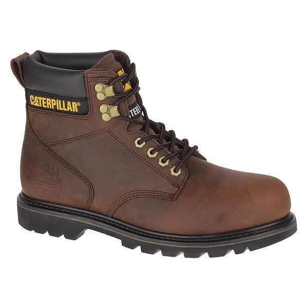 Cat Footwear 6 in Steel Toe Boot, 13 M, Steel Toe, 6 in H