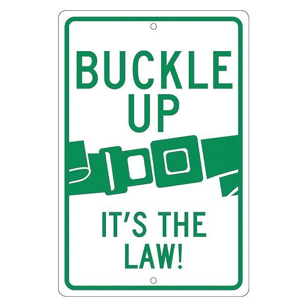 Nmc Buckle Up It'S The Law Sign, TM135H TM135H
