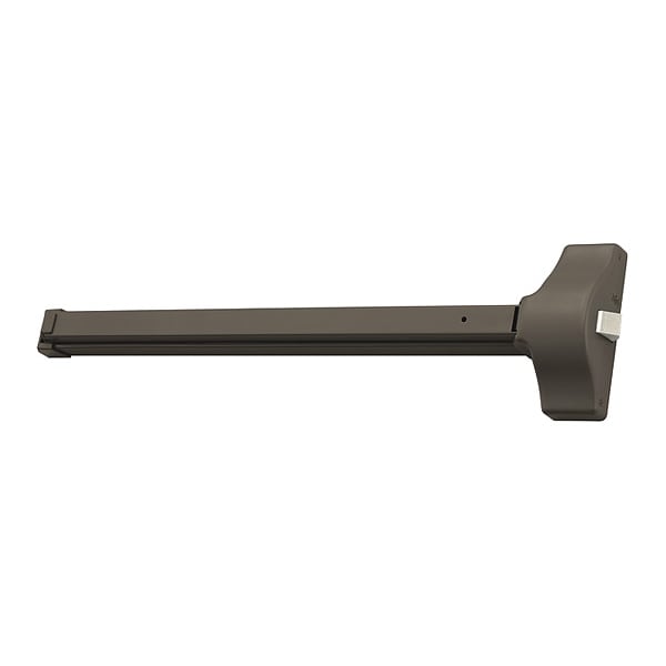 Yale Rim Exit Device, Dark Bronze Finish 180036 695 Zoro