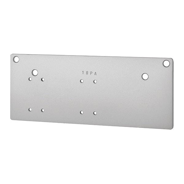 Yale Door Closer Drop Plate, Aluminum Finish 5800NDP 689 Zoro