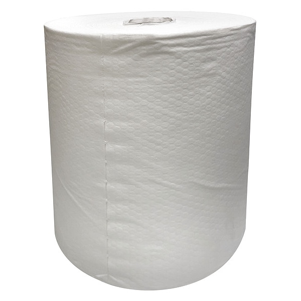 Snaps Dry Wipe Roll, White, Wood Pulp, 500 Wipes, 7 in x 10 in NW-00443-5006