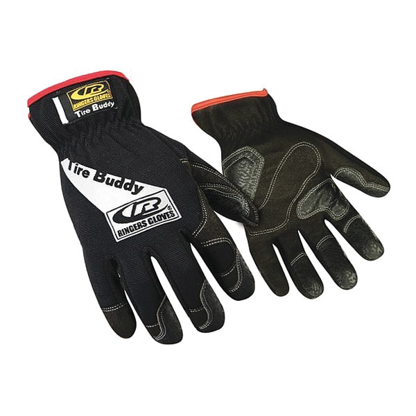 Ringers Gloves Mechanics Gloves, M ( 9 ), Black/Black 103-09