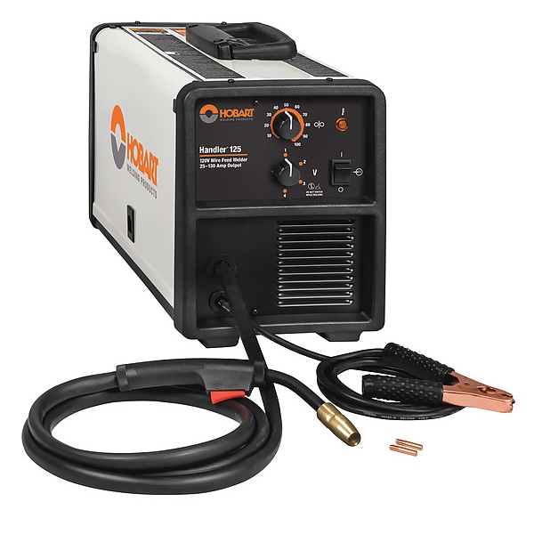 HOBART MIG Welder, Handler(R), 1, 120V AC, 25 to 130A DC, 25 (500573