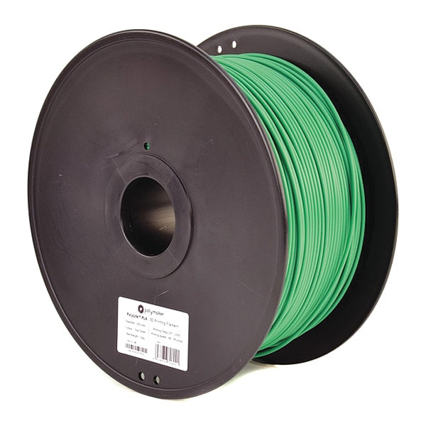 Lulzbot Filament, PLA Material, 2.85mm dia., Green RMPL0139 Zoro