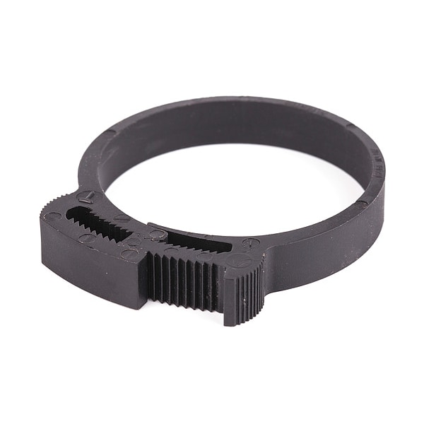 Zoro Select SnapHose Clamp, Black, 1.86"Max ID, PK25 HCTPA66BK Zoro