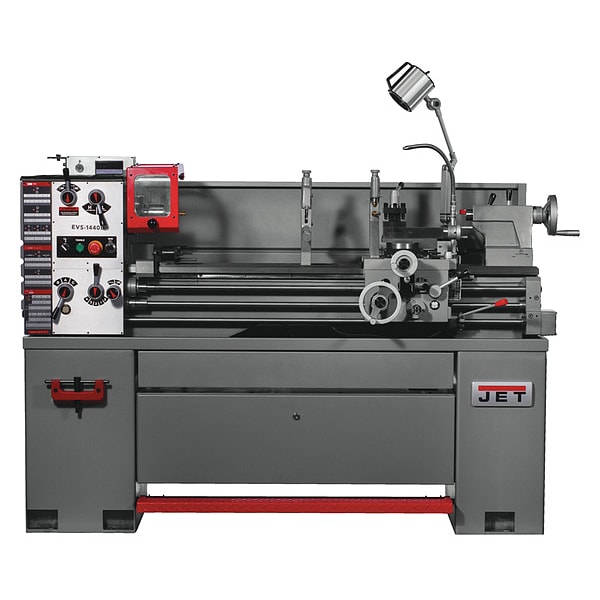 Ig Jet Lathe, 230V AC Volts, 3 hp HP, 60 Hz, Three Phase 40 in