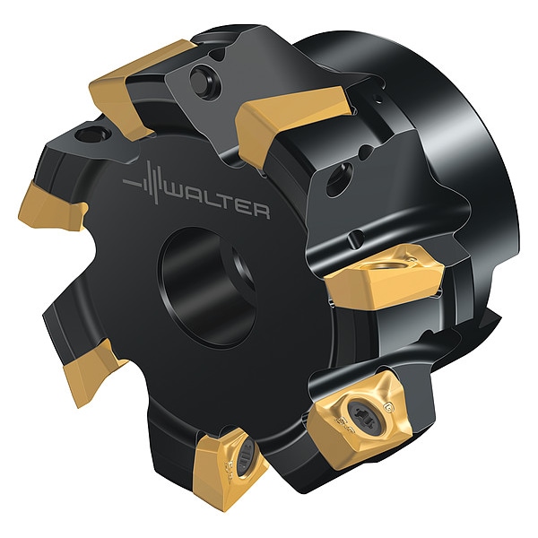 Walter Indexable Face Mill, 4 Inserts, 0.591 in Cut Depth M5130040B16