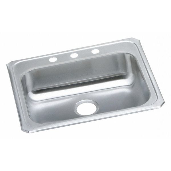 RiSuページ Elkay Sink, Drop-In Mount, 3 Hole, Brushed Satin GECR25213