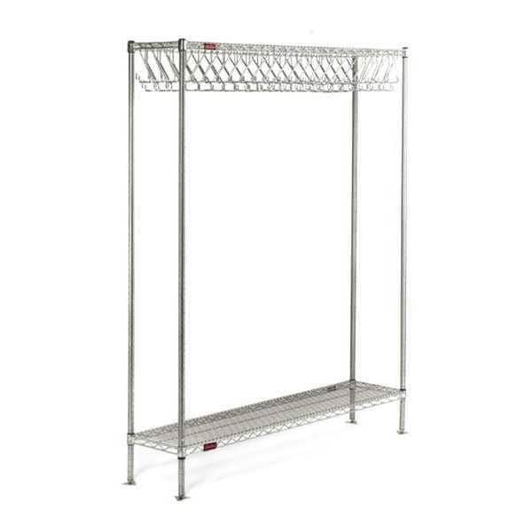 Eagle Group Freestanding Gowning Rack, CRM, 14"Wx48"L C1448-GRH