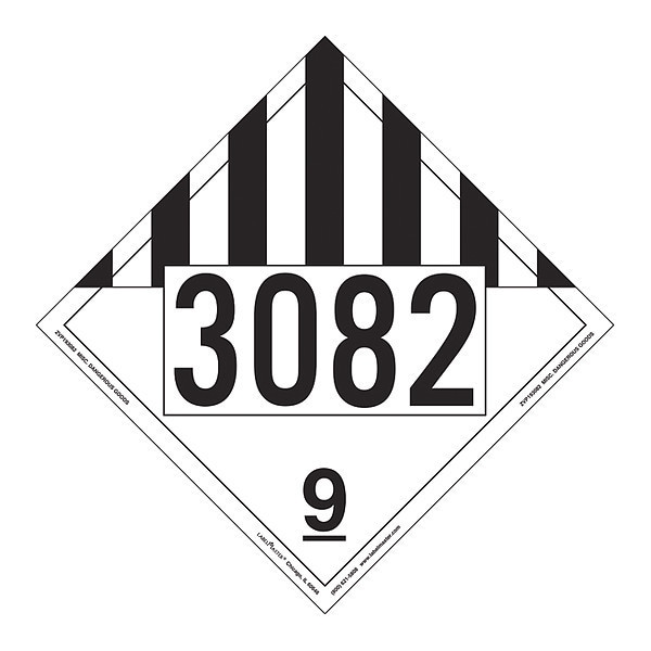 Labelmaster Miscellaneous Dangerous Good, PK25 ZVP193082 | Zoro