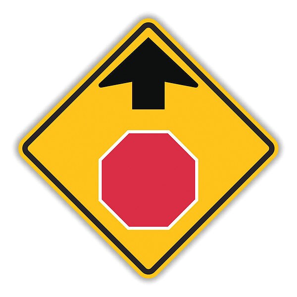 Tapco Stop Ahead Symbol Sign, 30