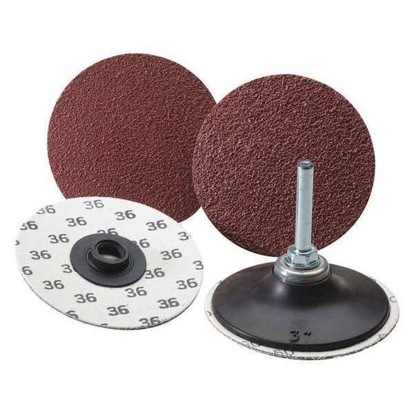 United Abrasives/Sait Laminated Disc, HD Saitlok, 2A, 2", 36, 0 50321