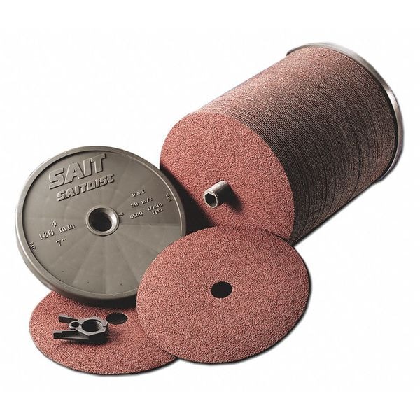 United Abrasives/Sait Alu Ox Fiber Disc, 4.5x7/8 16x, Bulk, 0 52416 | Zoro