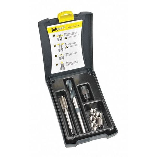 Loksert Thread Repair Kit, Key Locking Thread Inserts, Plain Stainless