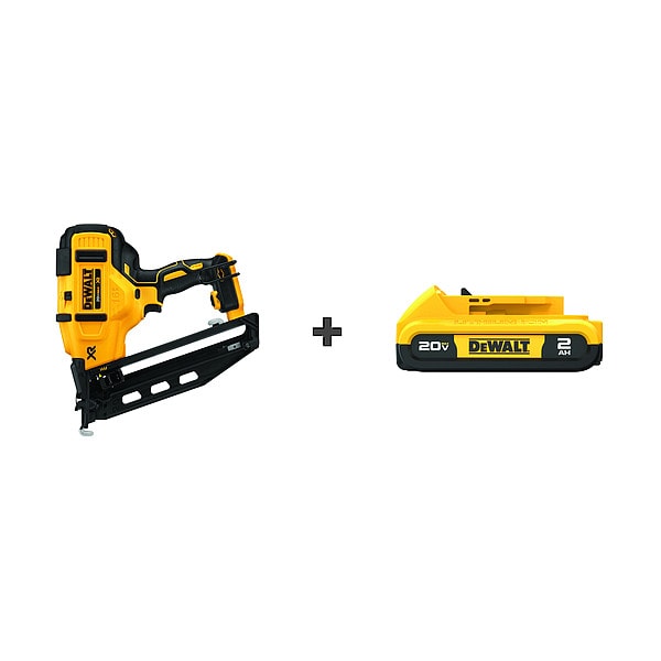 Dewalt Cordless Nailer Kit, 20.0V, T Handle DCN660B / DCB203 Zoro