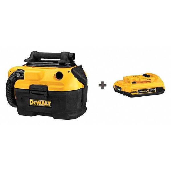 Dewalt Cordless Vacuum, 18.0/20.0/120V DCV581H/DCB203 Zoro