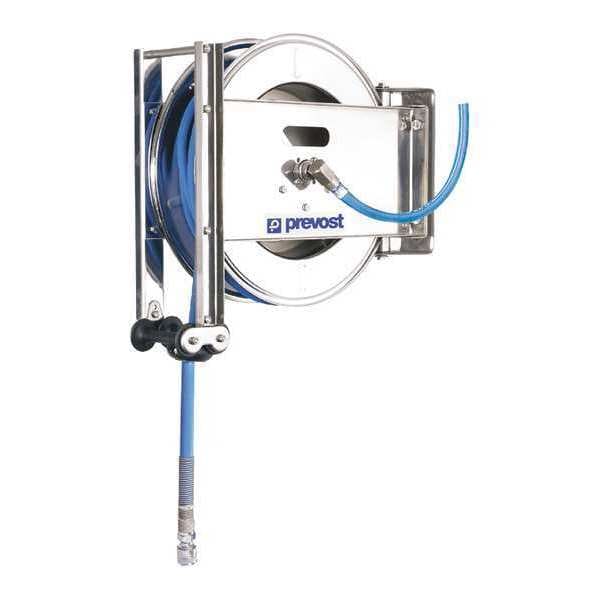 Prevost Food Grade Hose Reel, 5/8" Hose Dia., 33 ft. Length, 145 psi