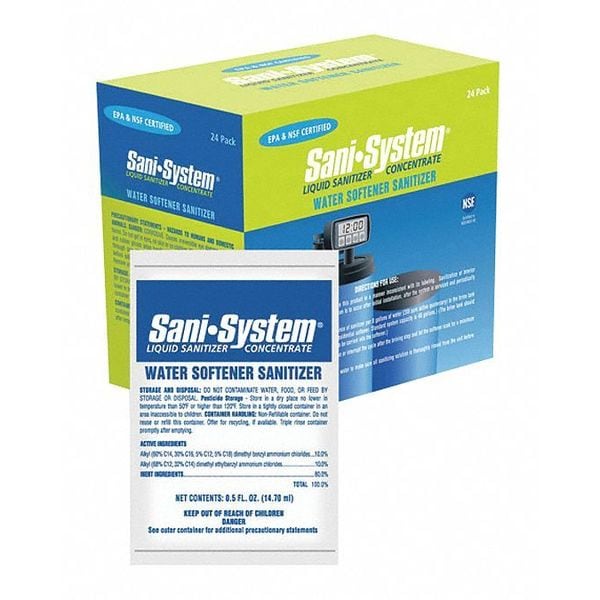 Pro Chemicals Water Softener Sanitizer,Sani System (SS24WS) Zoro