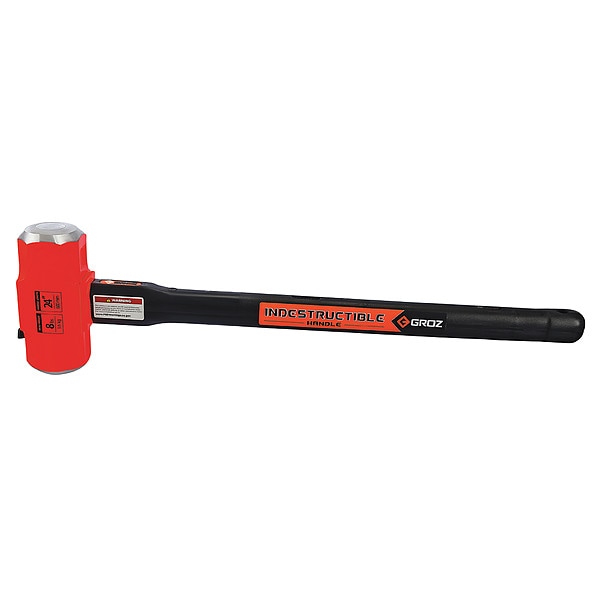 Groz Handle Sledge Hammers, 8 lb., 24" 34512