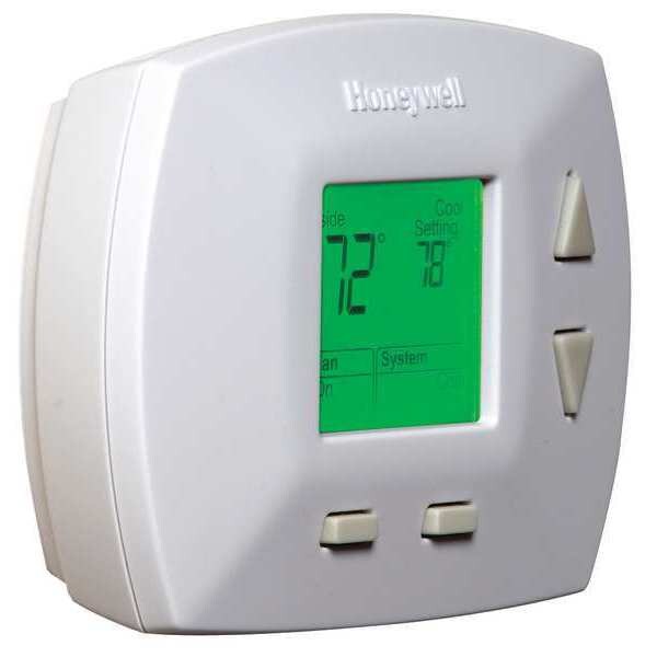 Honeywell Deluxe NonProgrammable Thermostat, 1 H 1 C, Floor/Wall Furnace Mount, Hardwired